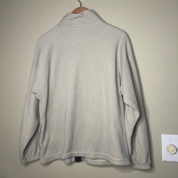 Vintage Made In USA Olympic Ring USA Zip Up Fleece Jacket Men’s Large - Picture 8 of 10